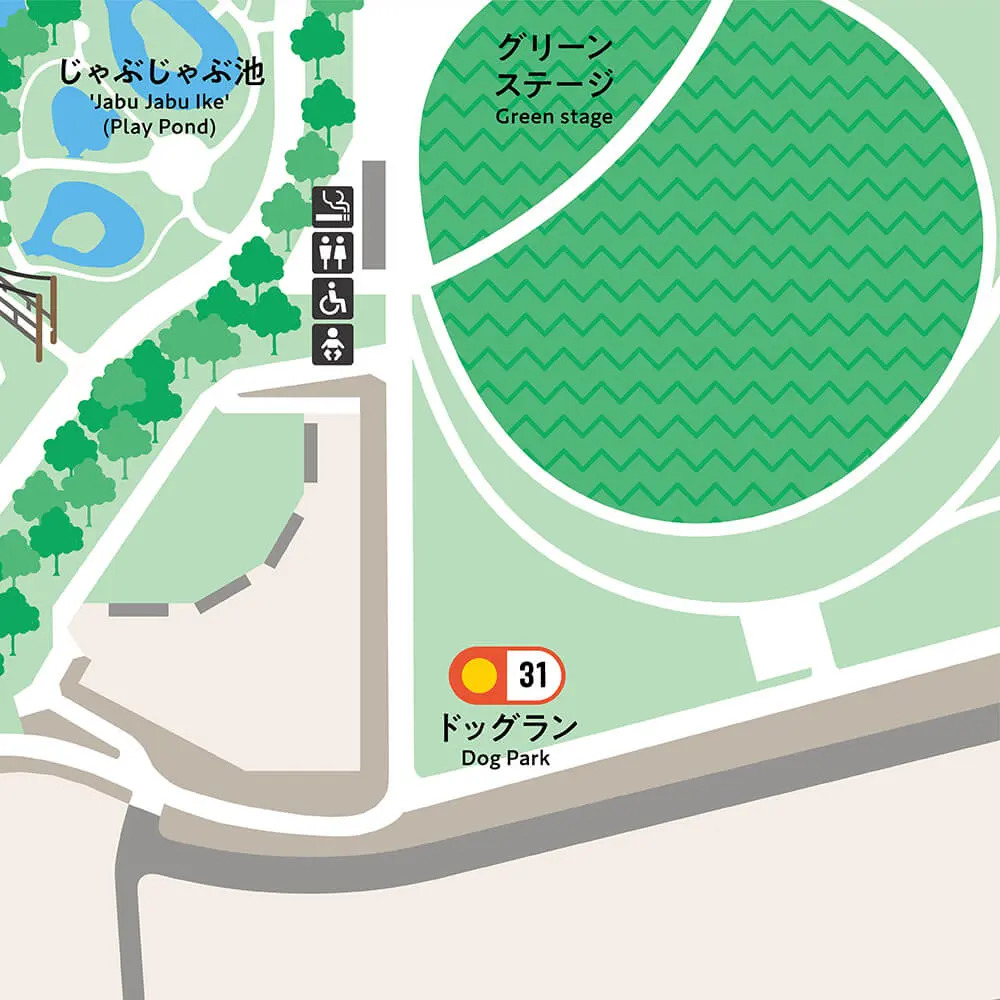 ソレイユの丘ドッグパーク地図